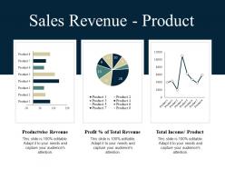 Sales revenue product ppt summary graphics pictures