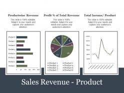 Sales revenue product presentation portfolio