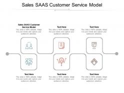 Sales saas customer service model ppt powerpoint presentation visual aids files cpb
