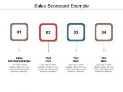 Sales scorecard example ppt powerpoint presentation outline themes cpb