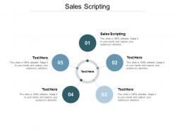 Sales scripting ppt powerpoint presentation professional design templates cpb
