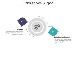 Sales service support ppt powerpoint presentation layouts microsoft cpb
