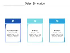 Sales simulation ppt powerpoint presentation infographic template aids cpb