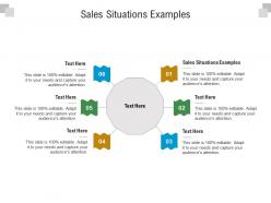 Sales situations examples ppt powerpoint presentation file visuals cpb