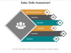 Sales skills assessment ppt powerpoint presentation infographics outline cpb