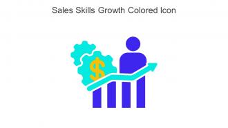Sales Skills Growth Colored Icon In Powerpoint Pptx Png And Editable Eps Format