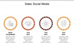 Sales social media ppt powerpoint presentation summary demonstration cpb