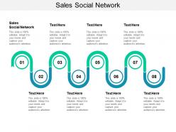 Sales social network ppt powerpoint presentation infographics topics cpb