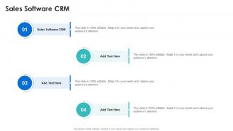 Sales Software CRM In Powerpoint And Google Slides Cpb