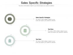 Sales specific strategies ppt powerpoint presentation outline images cpb