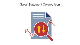 Sales Statement Colored Icon In Powerpoint Pptx Png And Editable Eps Format