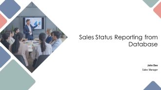 Sales Status Reporting From Database PPT Sample AT