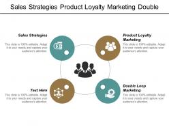Sales strategies product loyalty marketing double loop marketing cpb