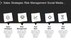 Sales strategies risk management social media marketing strategy
