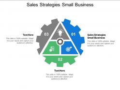 Sales strategies small business ppt powerpoint presentation icon graphics pictures cpb