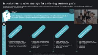 Sales Strategies To Achieve Business Goals Powerpoint Presentation Slides MKT CD Professional Good