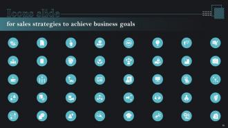 Sales Strategies To Achieve Business Goals Powerpoint Presentation Slides MKT CD Designed Content Ready
