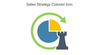 Sales Strategy Colored Icon In Powerpoint Pptx Png And Editable Eps Format