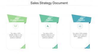 Sales Strategy Document In Powerpoint And Google Slides Cpb