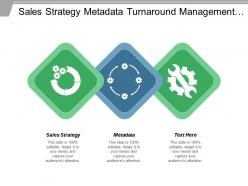 Sales strategy metadata turnaround management retail strategy sales planning cpb