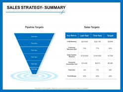 Sales Strategy Summary Team Size Ppt Powerpoint Presentation Diagram Lists