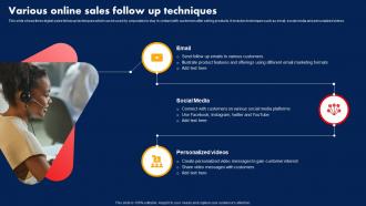 Sales Strategy To Boost Various Online Sales Follow Up Techniques Strategy SS V