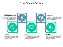Sales support function ppt powerpoint presentation outline master slide cpb