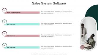 Sales System Software In Powerpoint And Google Slides Cpb