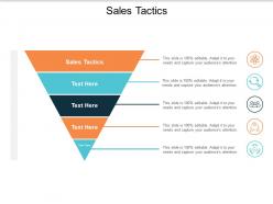 Sales tactics ppt powerpoint presentation layouts graphics cpb