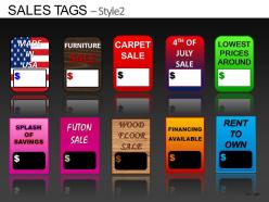 Sales tags style 2 powerpoint presentation slides db