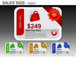 Sales tags style 3 powerpoint presentation slides db