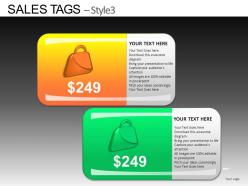 Sales tags style 3 powerpoint presentation slides db