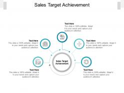 Sales target achievement ppt powerpoint presentation show graphic images cpb
