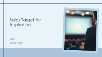 Sales Target For Inspiration PPT Presentation AT