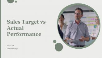 Sales Target Vs Actual Performance PPT Template AT Sales Target Vs Actual Performance PPT Template AT