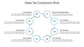 Sales tax contractors work ppt powerpoint presentation summary gallery cpb