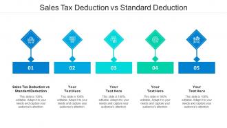 Sales tax deduction vs standard deduction ppt powerpoint presentation templates cpb