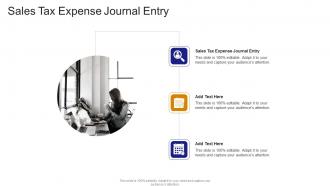 Sales Tax Expense Journal Entry In Powerpoint And Google Slides Cpb