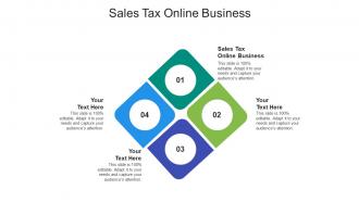 Sales tax online business ppt powerpoint presentation file gallery cpb