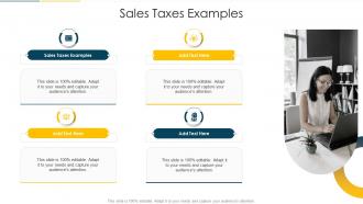 Sales Taxes Examples In Powerpoint And Google Slides Cpb