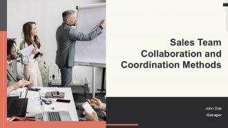 Sales Team Collaboration And Coordination Methods PPT PowerPoint ST AI