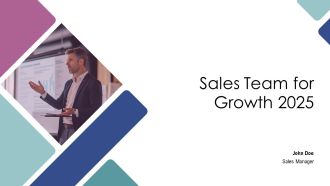 Sales Team For Growth 2025 PPT Information AT