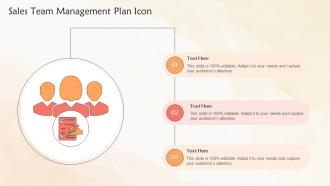 Sales Team Management Plan Icon