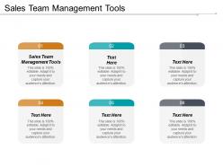 Sales team management tools ppt powerpoint presentation gallery aids cpb