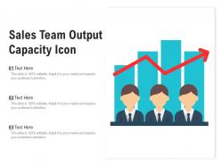 Sales Team Output Capacity Icon