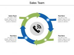 Sales team ppt powerpoint presentation infographics graphics cpb