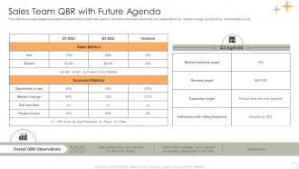 Sales Team QBR With Future Agenda