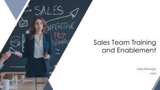 Sales Team Training And Enablement PPT PowerPoint AT