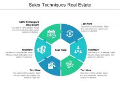 Sales techniques real estate ppt powerpoint presentation ideas background cpb