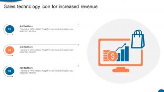 Sales Technology Icon For Increased Revenue